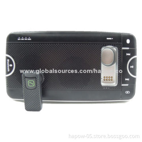 Bluetooth handsfree kits with power bank, speaker, recorder and LED lighter